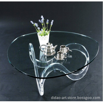 Acrylic Wave Cocoktail Coffee Table (ACT040A)